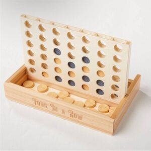 Wooden Four in a Row Game - mini - hearth and hand magnolia